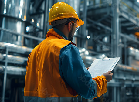 Worker in a Factory